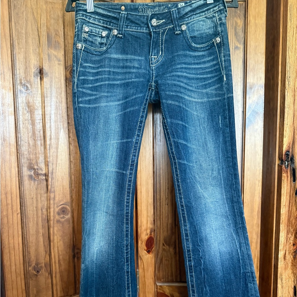 Miss Me Women's Dark Blue Boot Cut Jeans